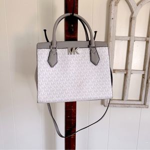 Michael Kors Purse - Grey and White